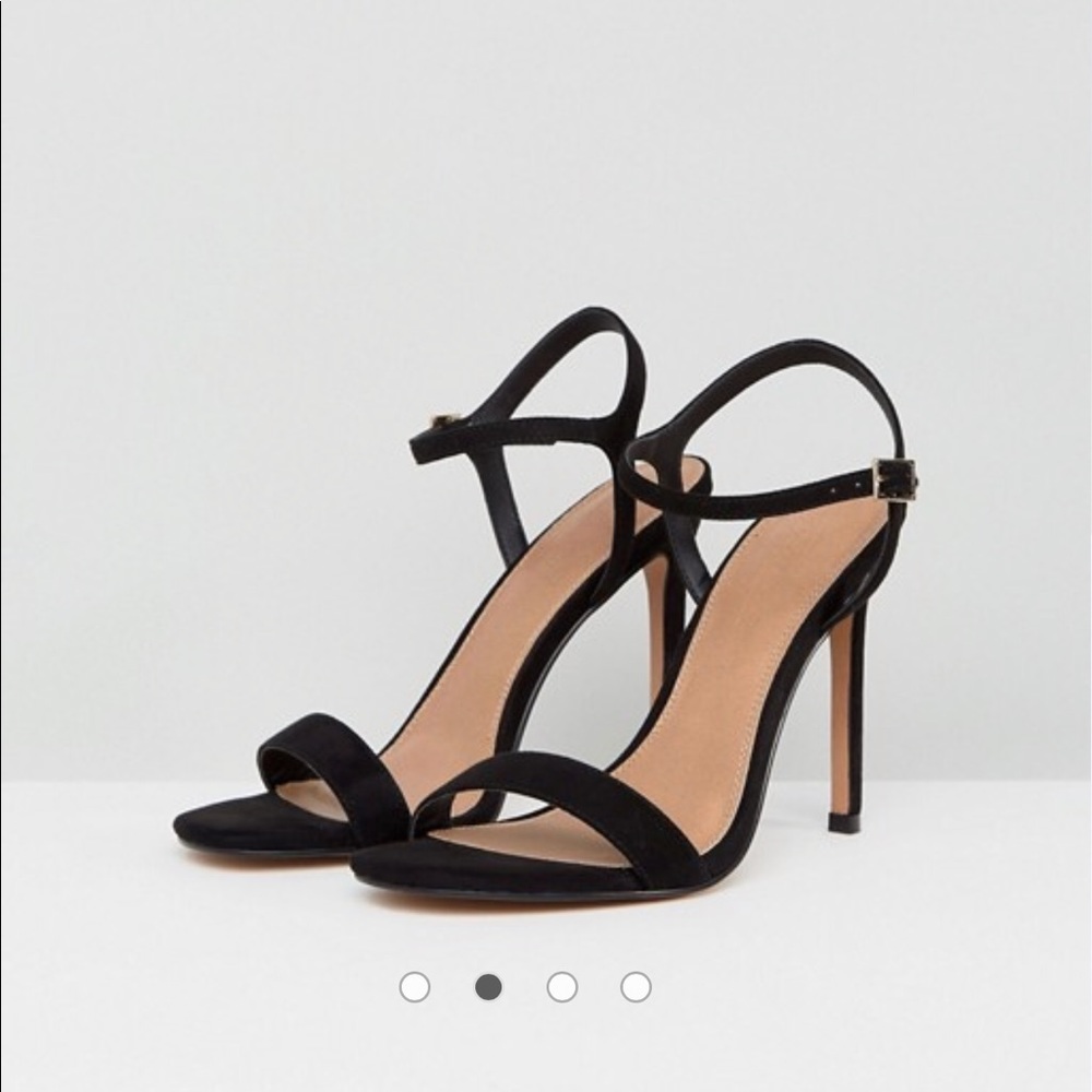 Asos Design Hands Down Barely There Heels